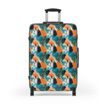 Graphic Leaf Suitcase