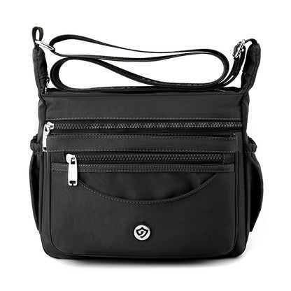 Trendy Women's Shoulder Lightweight Waterproof Nylon Cloth Bag