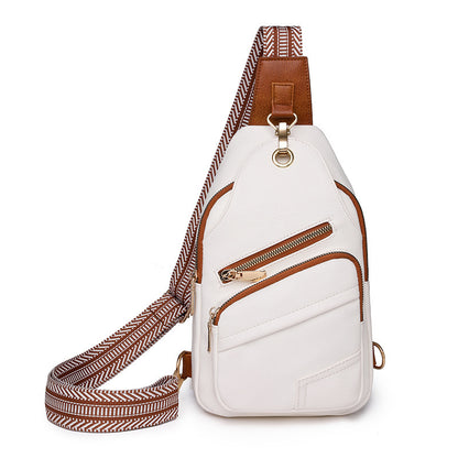 Women's Chest Large Capacity PU Bag