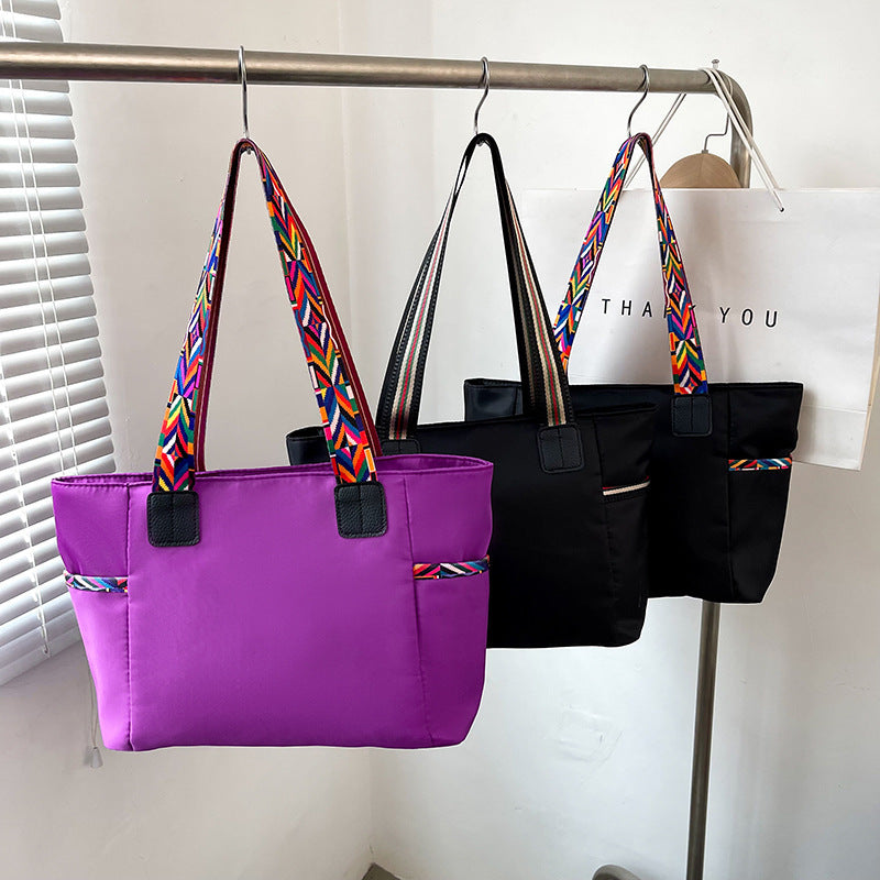 Women's Oxford Cloth Bag Portable And Fashion Shoulder Bag