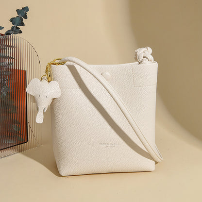 Women's Soft Leather Phone Crossbody Multilayer One Shoulder Bag