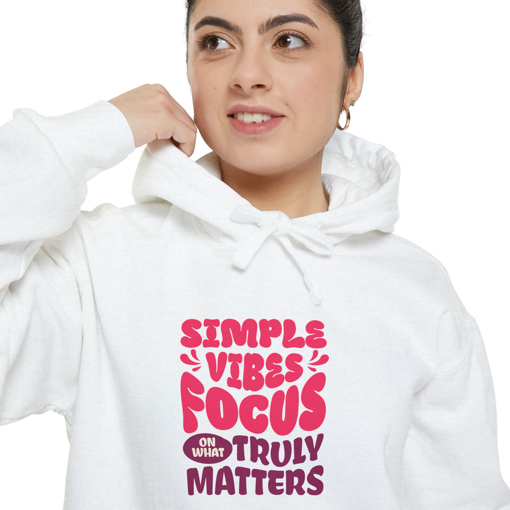 Simple Vibes Garment-Dyed Hoodie