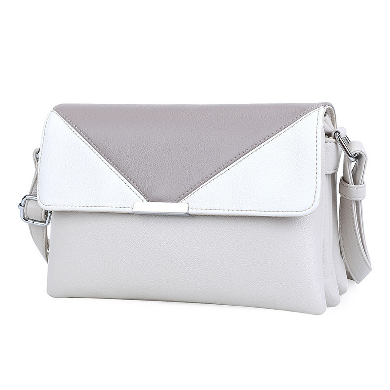 Contrast Color Small Square Box Fashion Shoulder Bag