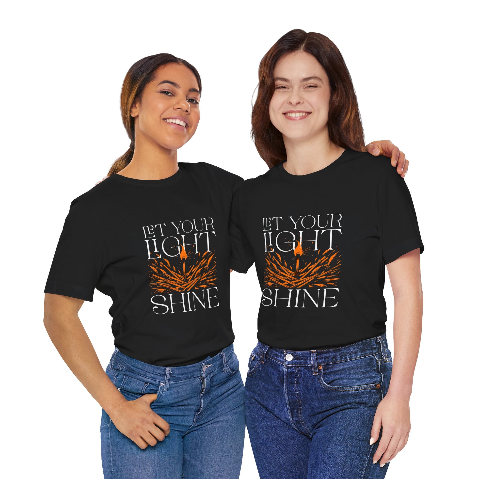 Let Your Light Shine Jersey Short Sleeve Tee