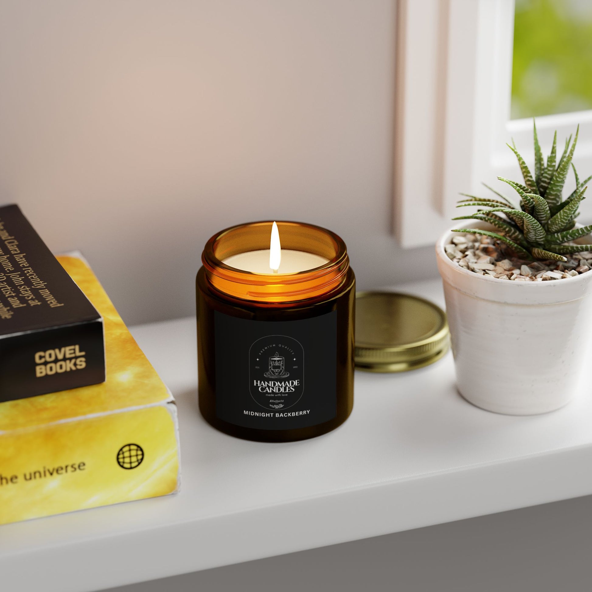 Candle Midnight Blackberry Scent