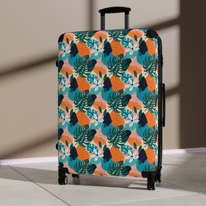 Graphic Leaf Suitcase