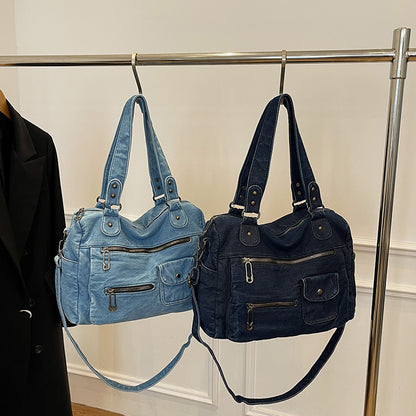 New Women's Retro Casual Handbag Large Capacity