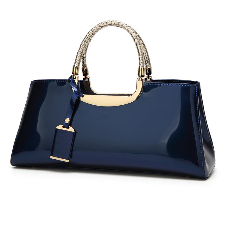 Women's patent leather bag
