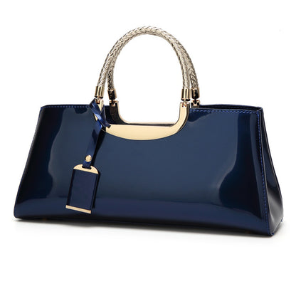 Women's patent leather bag
