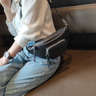 High-grade Trendy Chest Bag Crossbody Bag Dumpling Shape