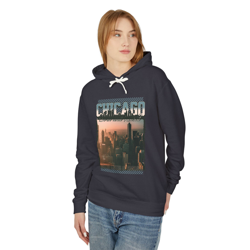 Born and Raised  Lightweight Hooded Sweatshirt