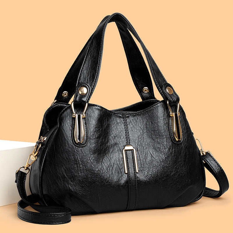 Women's Practical Casual Middle-aged Mom Handbag Bag Retro