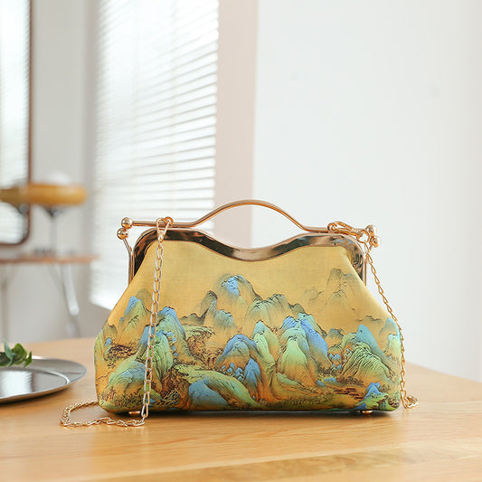 High-end Ethnic Style Tote Clutch Bag Women