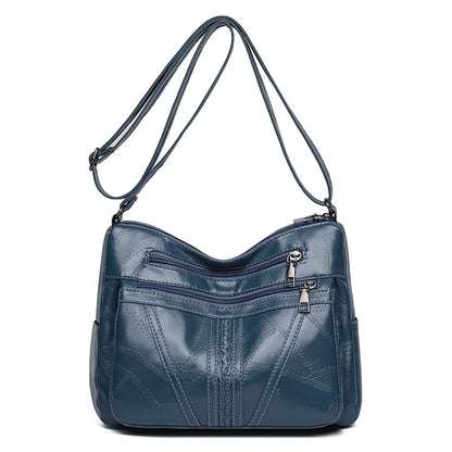 Stitching Braid All-match Shoulder Messenger Bag