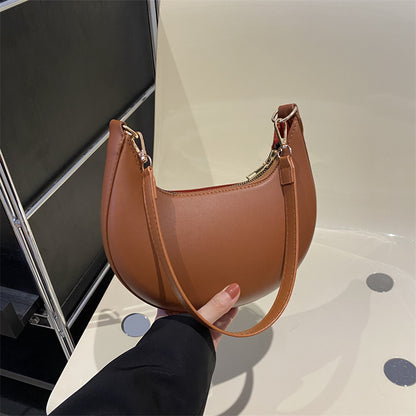 Trendy One-shoulder Commute Minimalist All-matching Girlish Underarm Bag