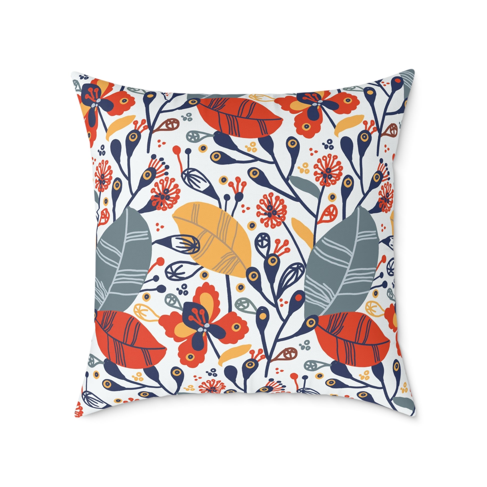 Canvas Pillow Exotic Flowers