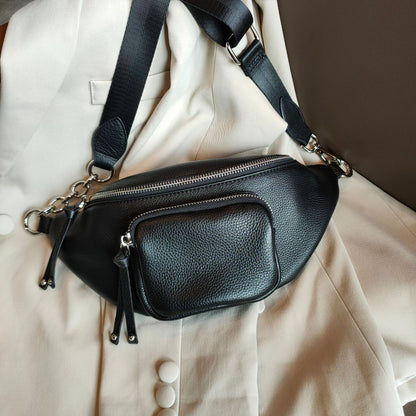 High-grade Trendy Chest Bag Crossbody Bag Dumpling Shape