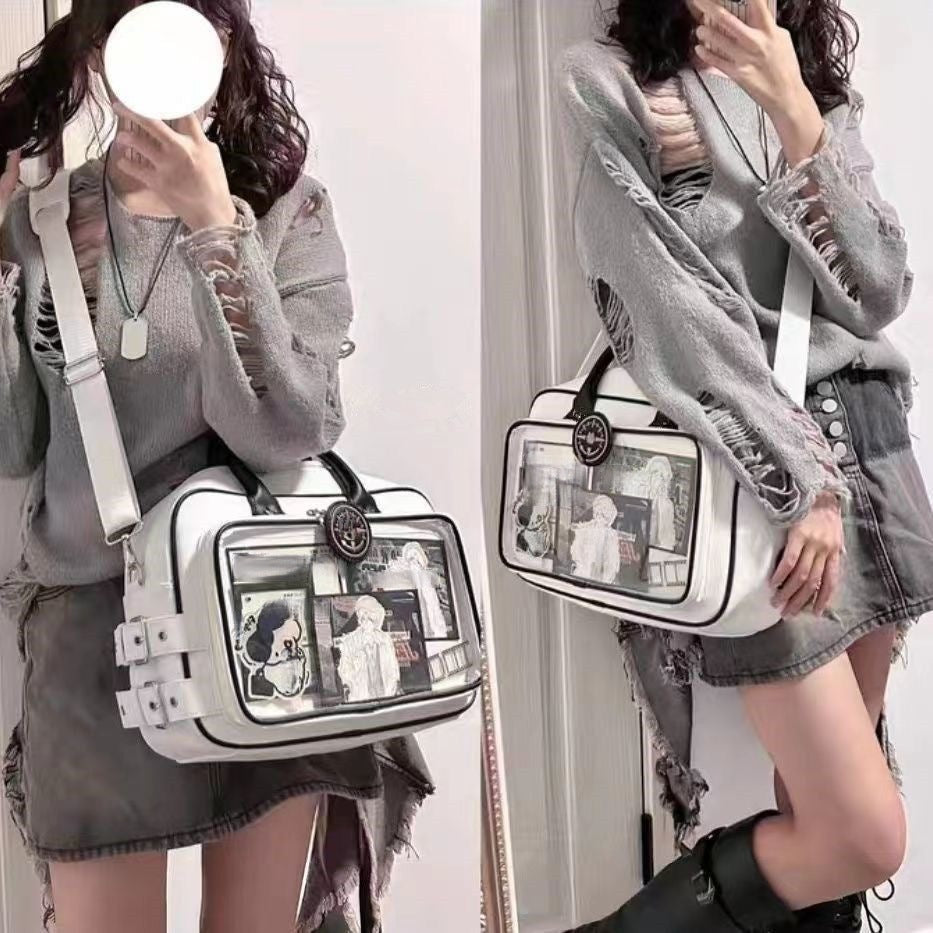 One-shoulder Portable Daily Large Capacity Versatile External Pain Messenger Bag