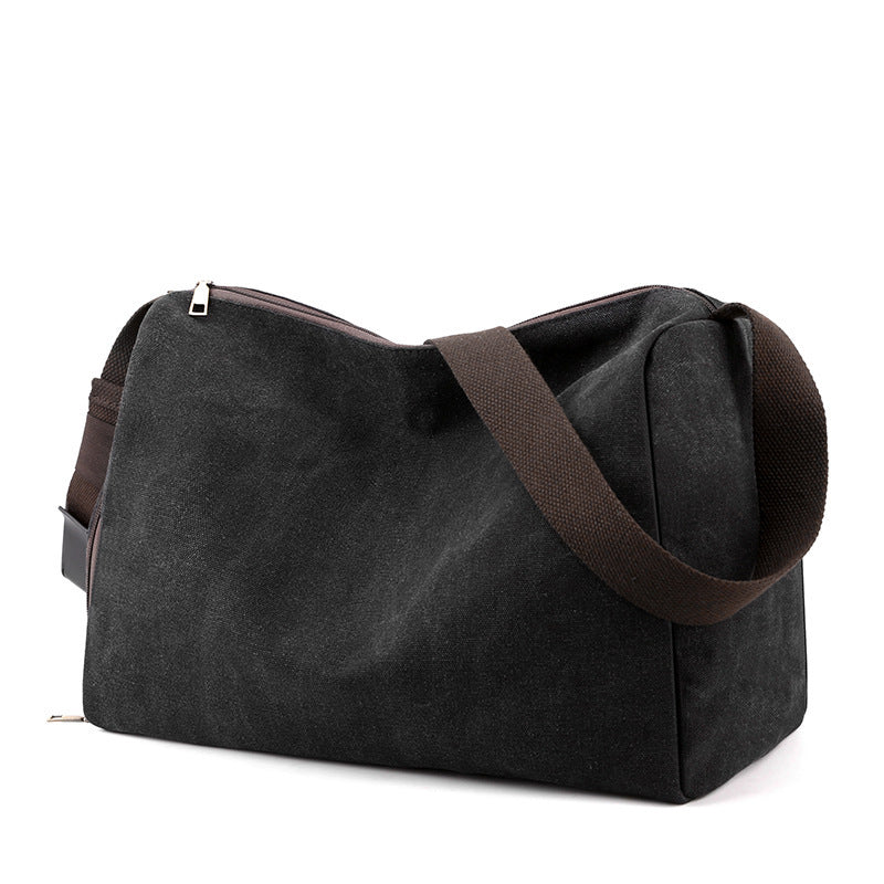 Retro Canvas Sports Gym  Large-capacity Crossbody Bag