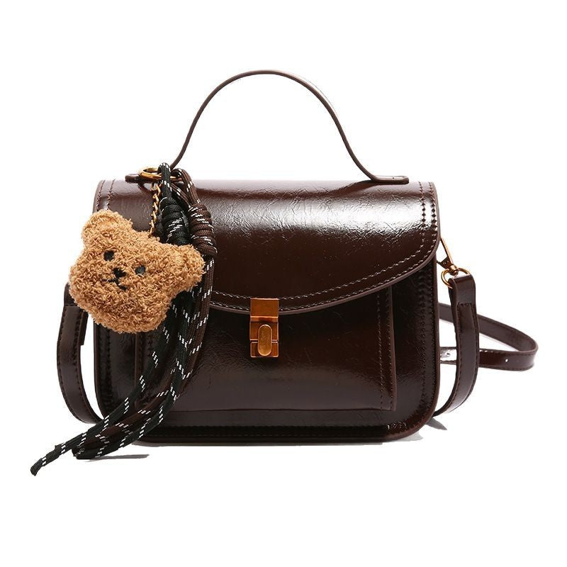 High-end Niche Retro Portable Small Square Bag All-matching