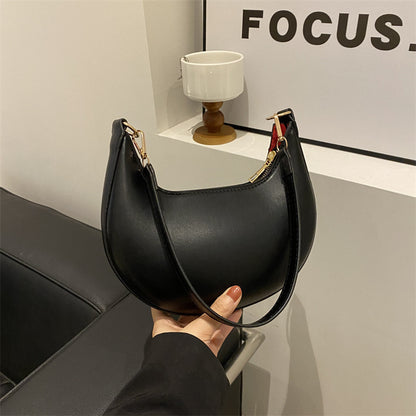 Trendy One-shoulder Commute Minimalist All-matching Girlish Underarm Bag