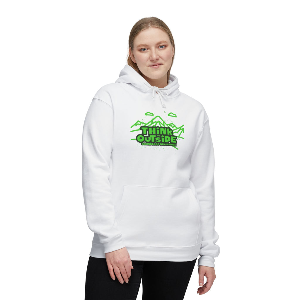 Think Outside  Hooded Sweatshirt, Made in US