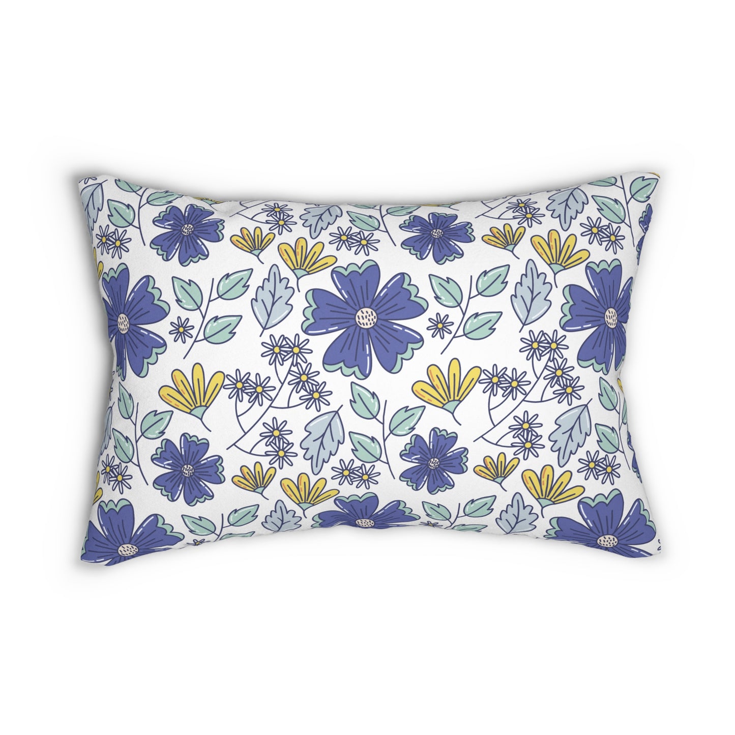 Floral Lumbar Pillow