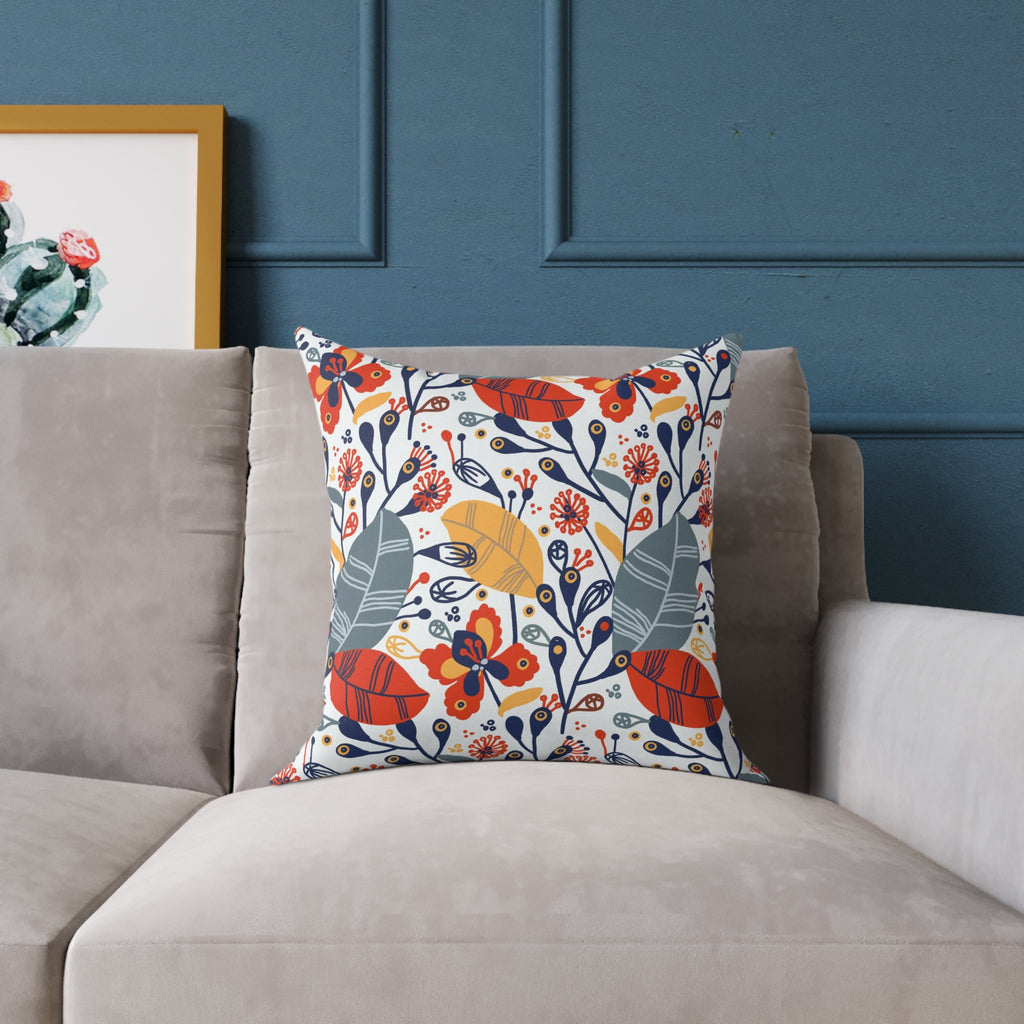 Canvas Pillow Exotic Flowers