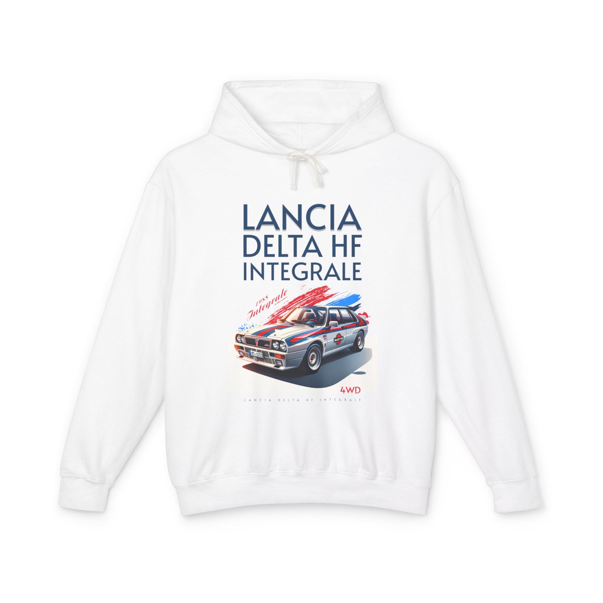 Retro Delta Rally  Lightweight Hooded Sweatshirt