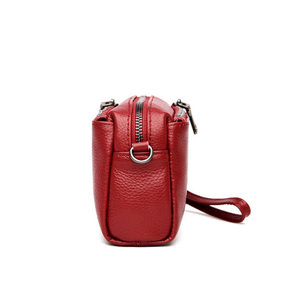Women's Crossbody Genuine Leather Shoulder Mobile Phone Bag