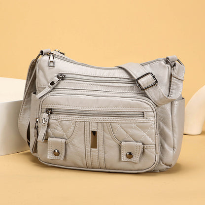 New Washed Fashion All-match Shoulder Messenger Bag