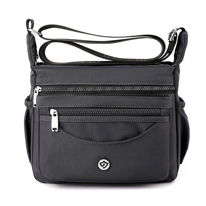 Trendy Women's Shoulder Lightweight Waterproof Nylon Cloth Bag