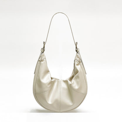 Women's First Layer Cowhide Texture Shoulder Bag