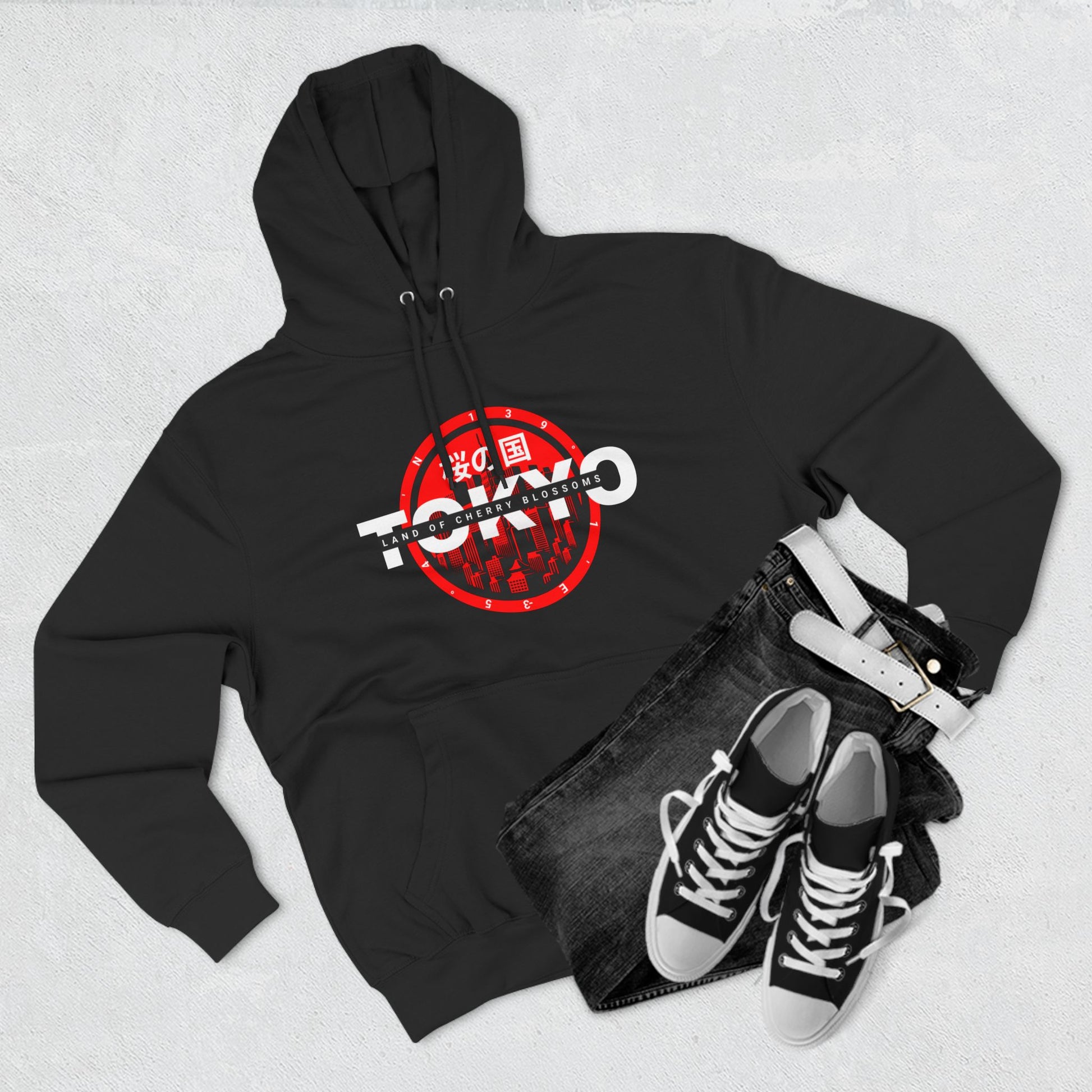 Tokyo Three-Panel Fleece Hoodie
