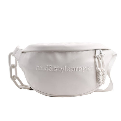 White Chest Bag Casual Women's Shoulder Crossbody