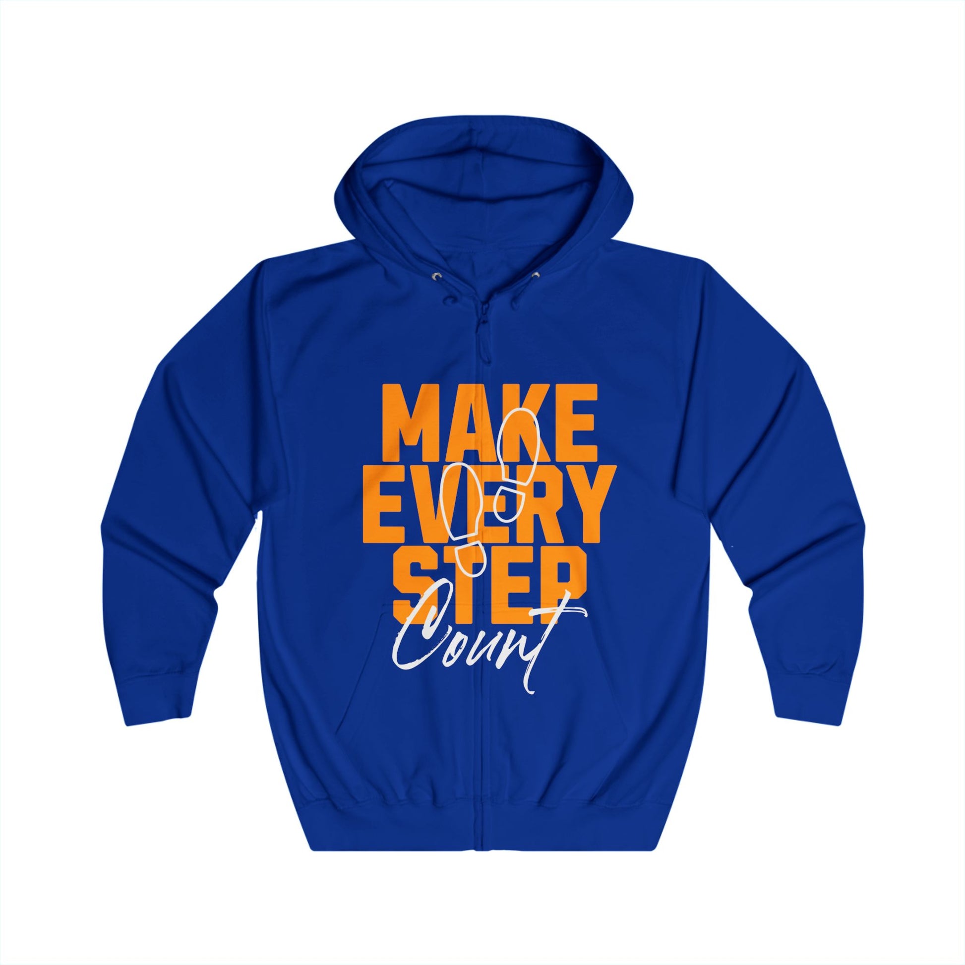 Make Every Step Unisex Full Zip Hoodie