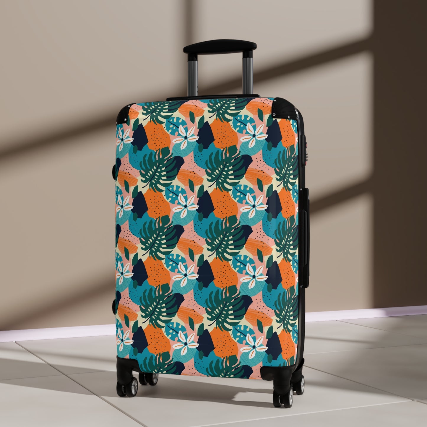 Graphic Leaf Suitcase