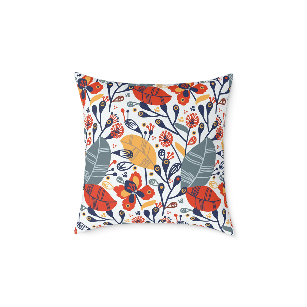 Canvas Pillow Exotic Flowers