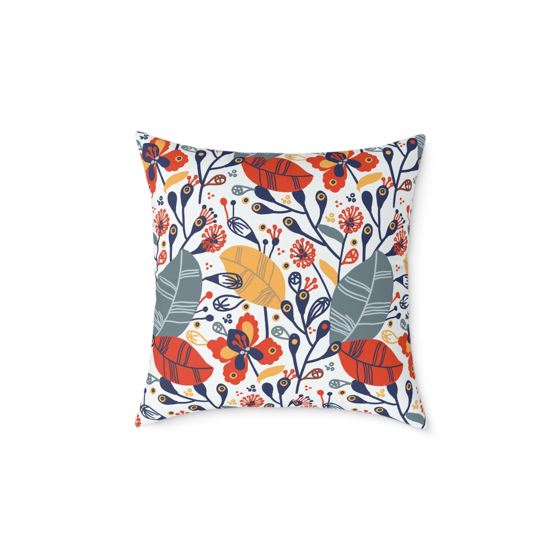 Canvas Pillow Exotic Flowers
