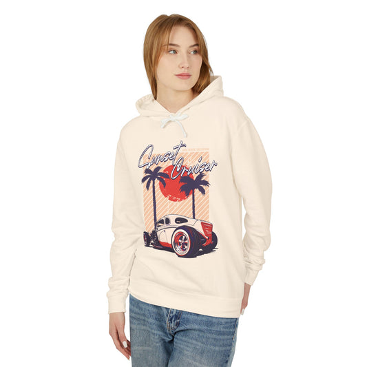 Sunset Cruisher  Lightweight Hooded Sweatshirt