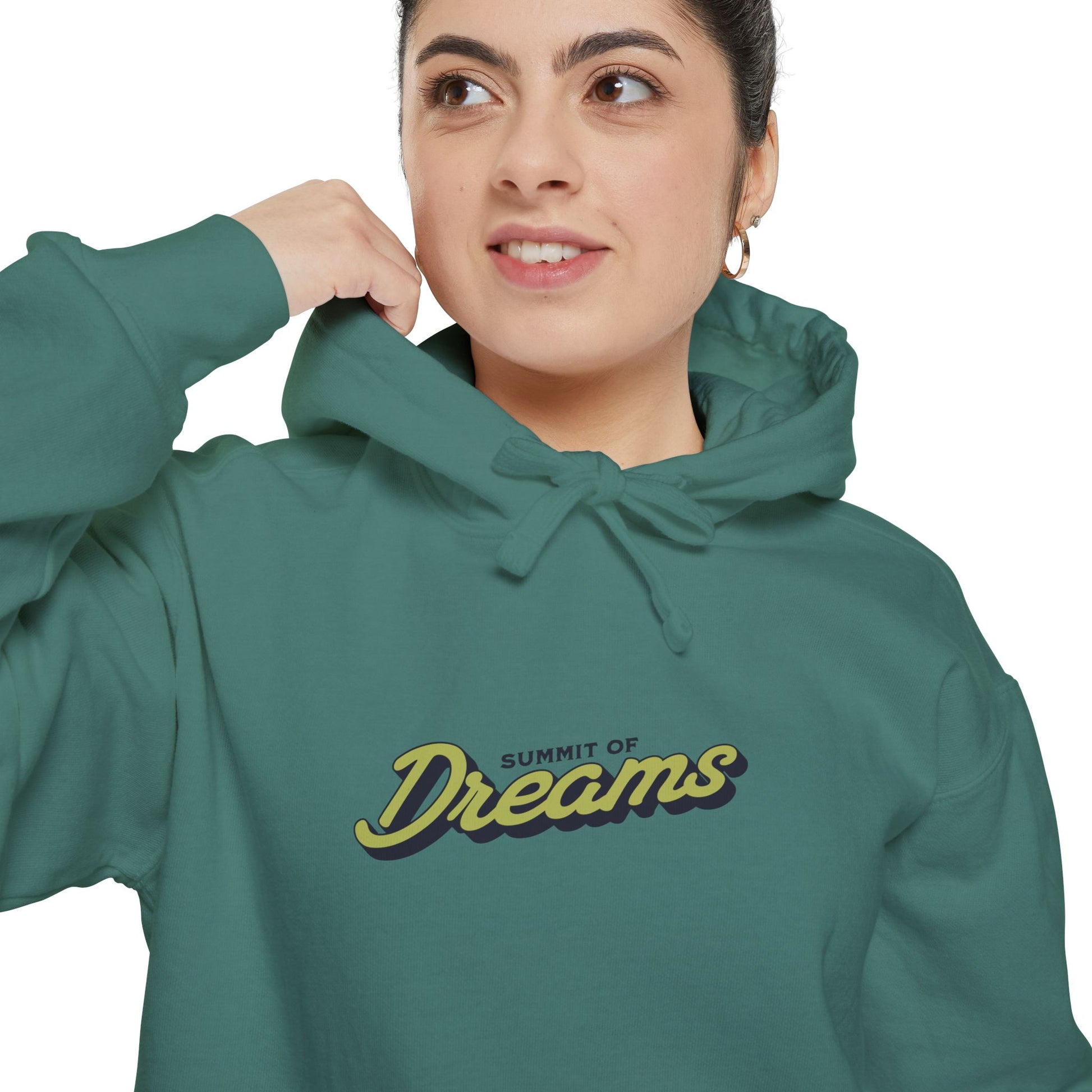Summit Of Dreams  Garment-Dyed Hoodie