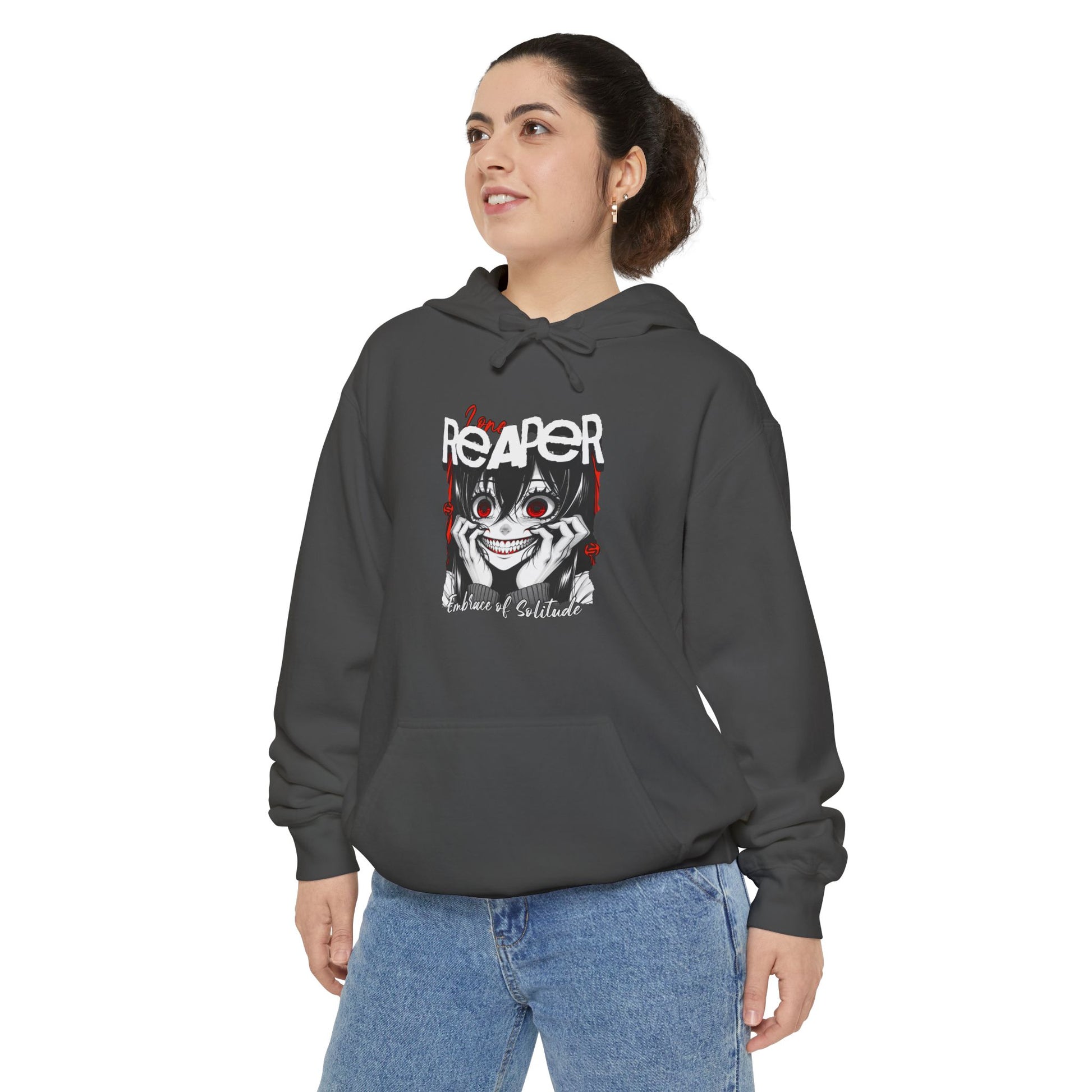 Lone Reaper  Garment-Dyed Hoodie