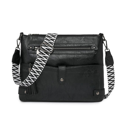 Retro Washed Leather Shoulder Messenger Bag