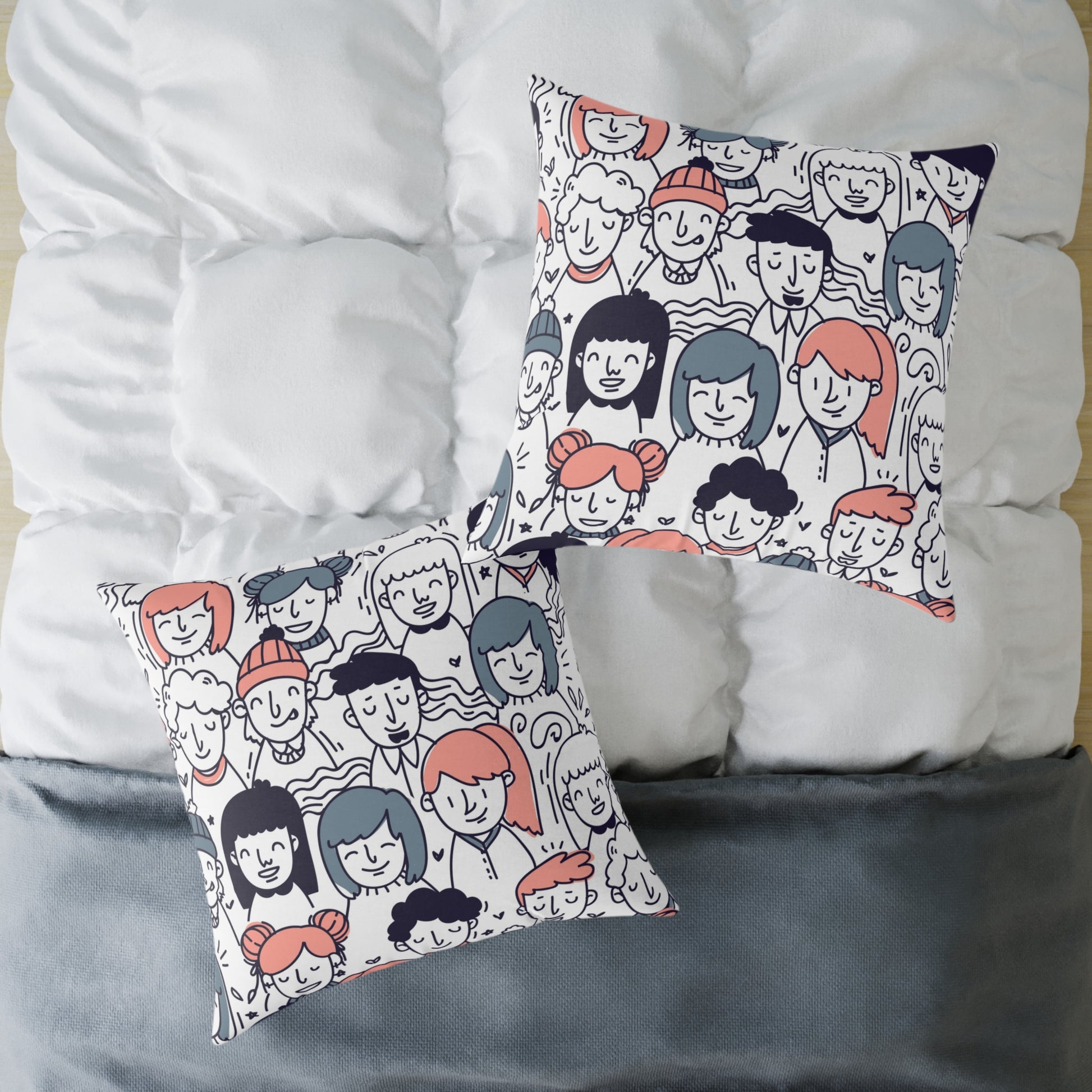 Canvas Pillow - Youth People Design