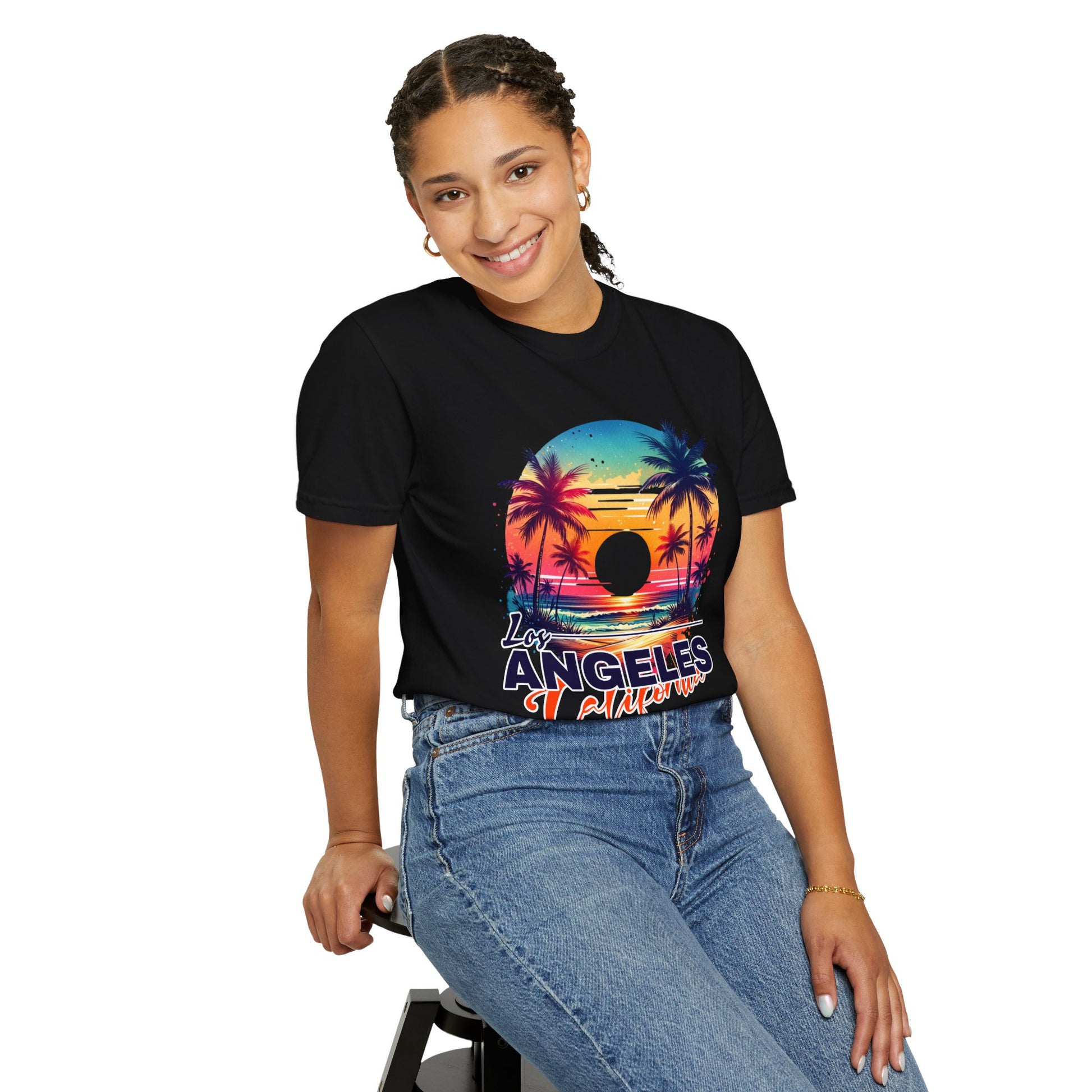 Los Angeles California Garment-Dyed T-shirt
