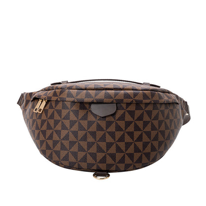 Simple Belt Bag Large Capacity Printed Crossbody