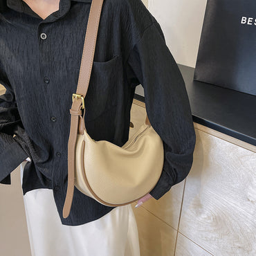 Soft Leather Large Capacity Underarm All-match Shoulder Messenger Bag