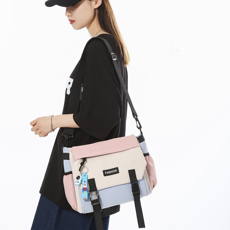 Large Capacity Neutral Women's Casual Japanese Shoulder Bag