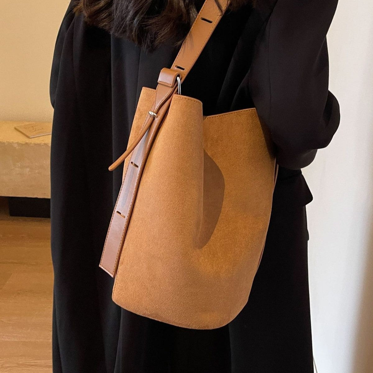 Women's Large Capacity Bag All-match Retro Frosted One Shoulder Crossbody