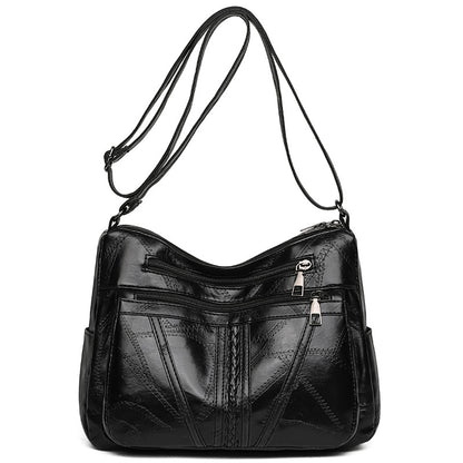 Stitching Braid All-match Shoulder Messenger Bag